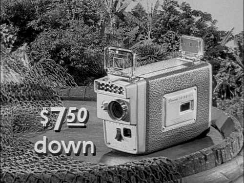gameraboy:  The Kodak Brownie movie camera, 1959. 