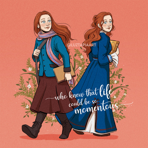 luztapiaart: One of my favourite Anne parallels is how she starts and ends season 3 with her hair lo