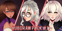 Hey Guys! The Subdraw Pack #11 Is Up In Gumroad For Direct Purchase!This Pack Includes: -Subdraw