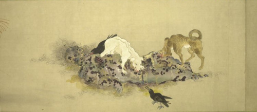 bad-moodboard: Decomposition of a female corpse by Kobayashi Eitaku, 1870s
