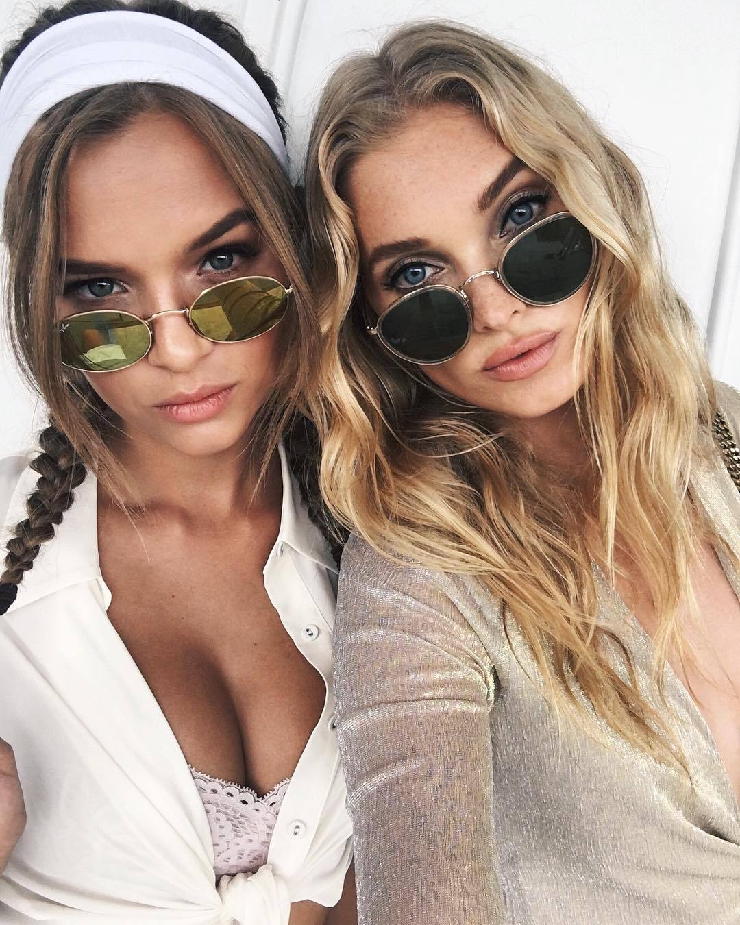 vsjovs:  Josephine and Elsa for Revolve in the Hamptons