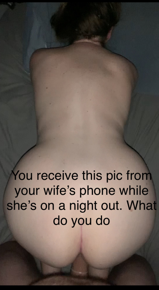chrisnkelly:wishbbwwifewasawhore-deactivate:wifes-pleasurexx:lets-all-share-your-girl:I’d get hard instantly and jerk off looking at my wife getting fucked!!It’s all I’ve ever wanted… or to get this message from an unknown number I jerk off immediately