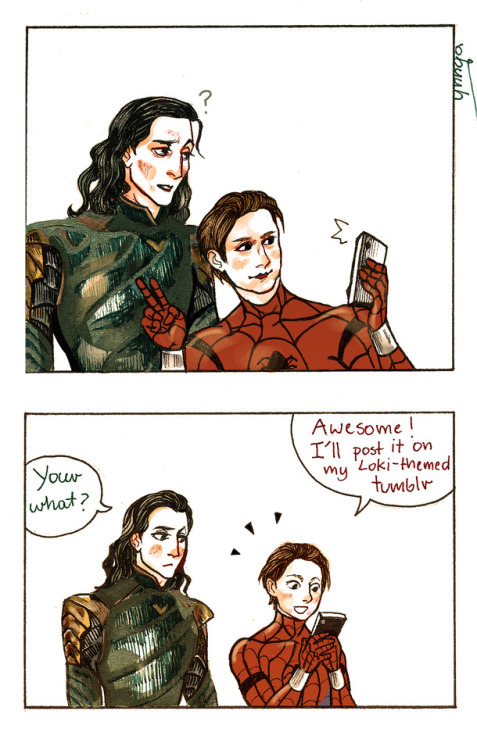 And that’s how Loki learns about his fandom(Something tells me that their interactions are gonna be 