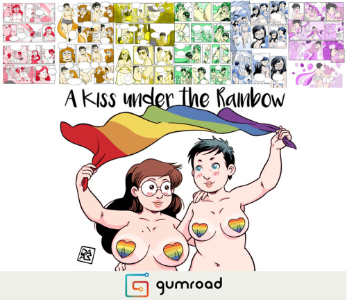 A Kiss under the Rainbow, the Bea&Giò’s Pride #webcomic, is now also available on Gumroad.