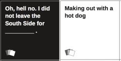 ladiesagainsthumanity:  oh my god, that was one time.