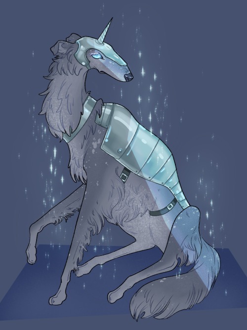 What a delightful commission… an animal companion for a changeling druid character <3 Cont