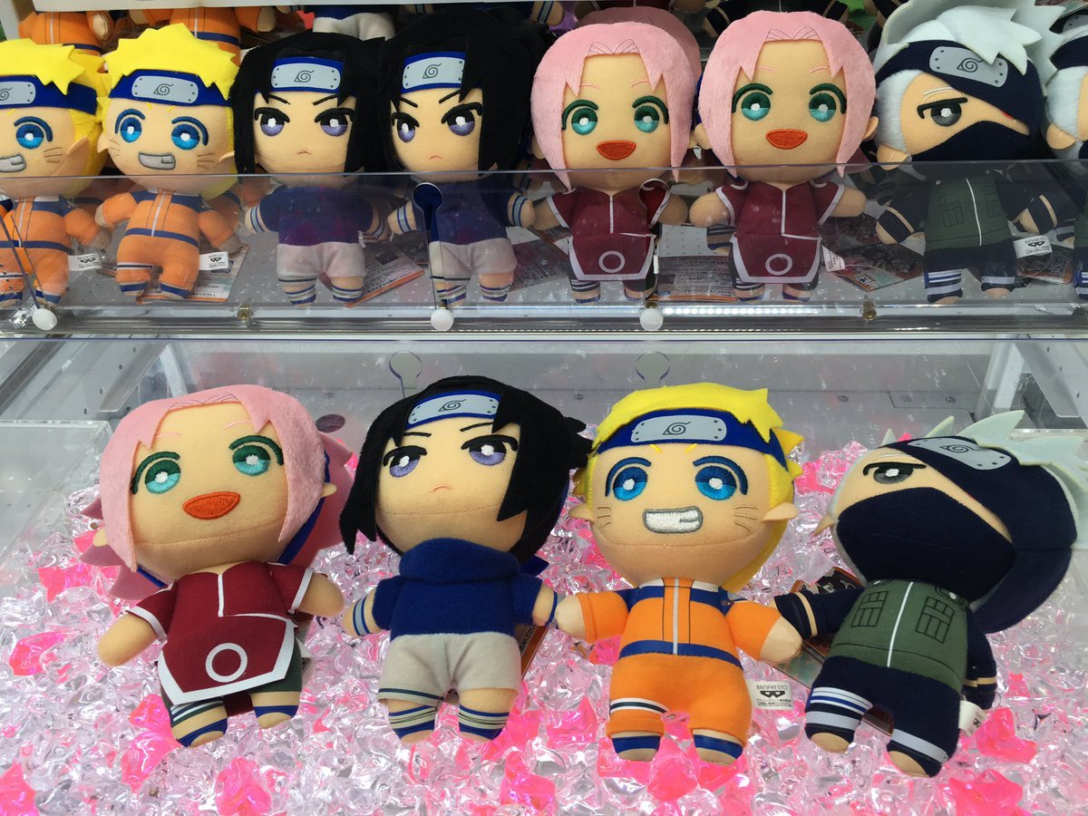 sasusakugoodies:    Team 7 plushies ☆  