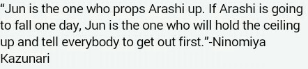 arashianeel:Who is Matsumoto Jun to Arashi©say-it-again and other respective rightful translators