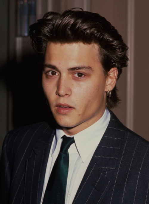 90sryder: Johnny Depp at the 18th Annual Nosotros Golden Eagle Awards, May 1988