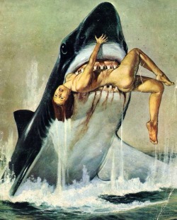 boomerstarkiller67:  Tiburón - art by Vicente Segrelles (1975)