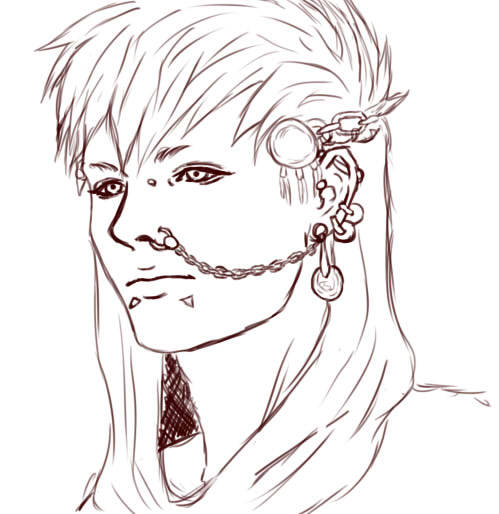 yakuza-trash:  yakuza-trash:   Arabian Knights AU: Runaway Prince Noiz  this is all I really want to do  ugh i love chains