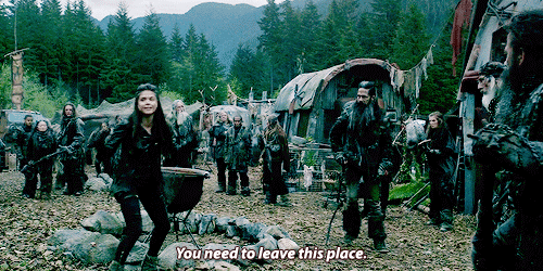barryspivot:Octavia Blake walked into a village full of people who might have killed her out of fear
