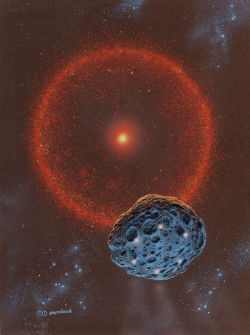 moonzerotwo:Red Star and Meteorite - Richard