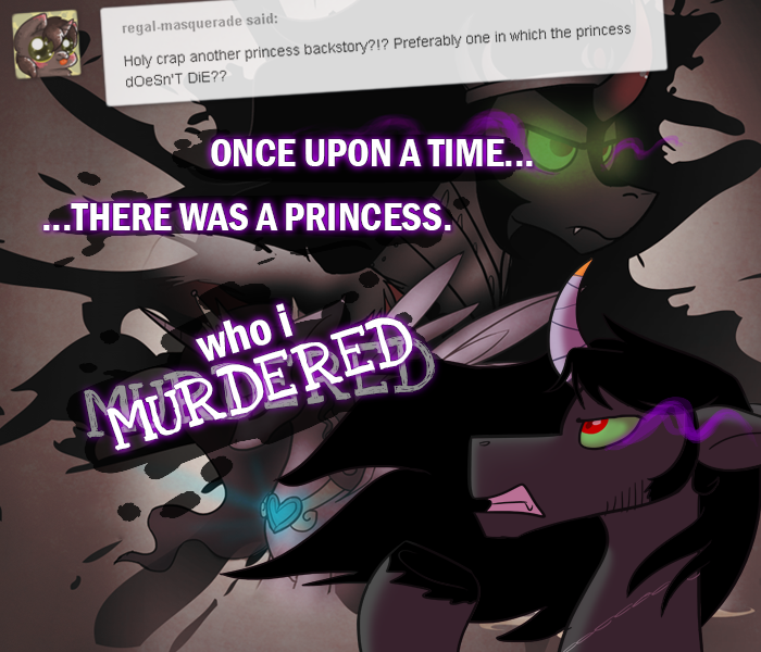 ask-king-sombra:  What are you talking about, Coffee Talk? You mean those memories