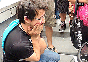 markisepticeye:  Mark meeting some kids (x)(x)