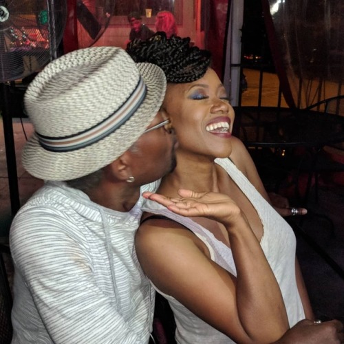 imageof1love:@imageof1love @erikaalexanderthegreat Toasting 25 years with a good friend @officialtcc