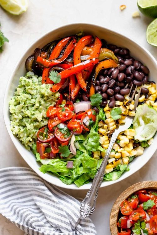 Vegan Burrito Bowl Round UpChipotle Inspired Vegan Burrito Bowl (GF)Vegan Burrito Bowl With Quinoa (