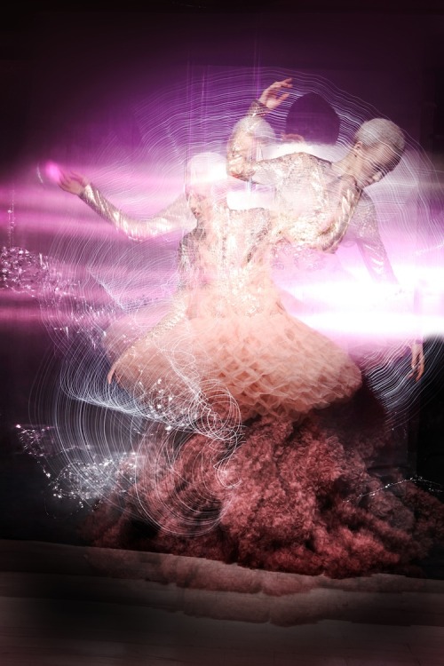 csiriano:  Love these beautiful moving light images of various Siriano show pieces in a recent editorial for F Magazine.