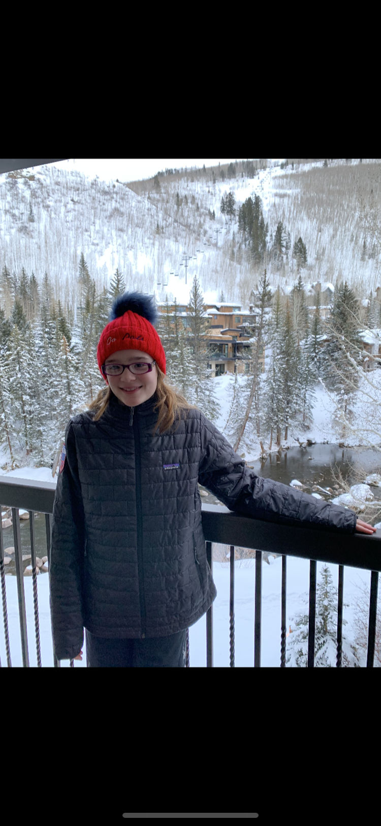 More Than A Patch. Madeline Cournoyer. Kenilworth, Illinois
Dear Patagonia,
Two years ago my family and I embarked on a trip to Vail, Colorado. After a long day of skiing and a series of eventful events we found ourselves roaming the streets of Vail...