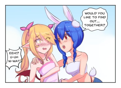 brushbrothel:   On All 4s Koma!  #1 This is my newest Patreon project! 4 Koma comics!  You can get access to the newest issue, nude/lewd version, extra panels, and more in my Patreon! https://patreon.com/poppytart n-not that I care if you check it out