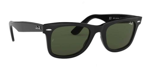 ray-ban.occhialii.biz/Ray-Ban Wayfarer RB2140 901 50-22 150 A Occhiali da Sole - Nero/Verde