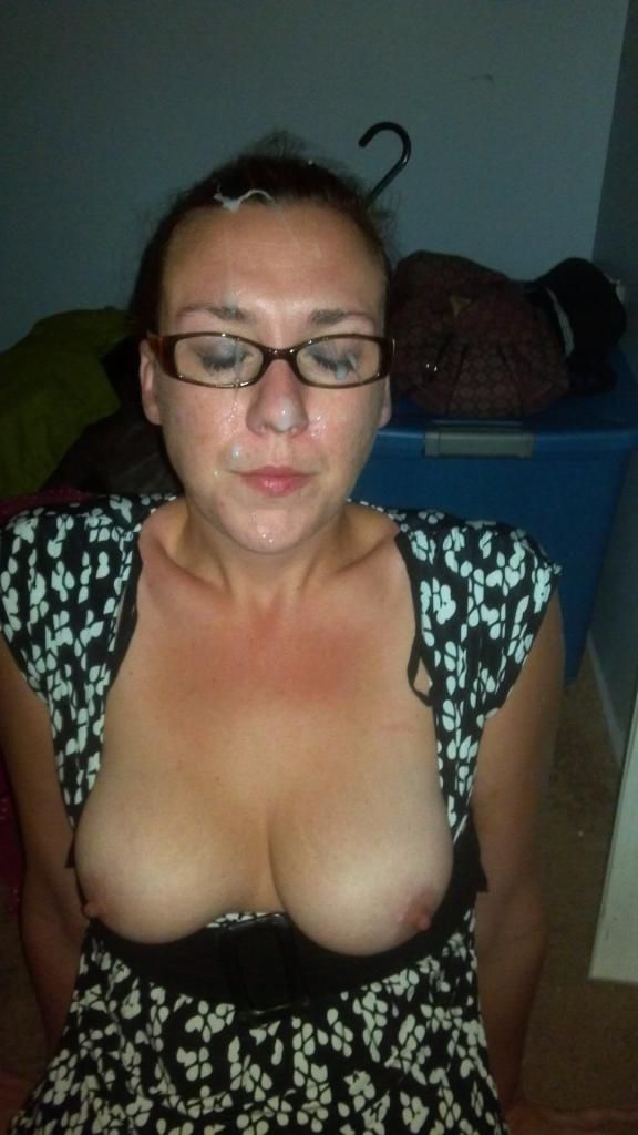 facialsamateurs:  #facial #cum #glasses