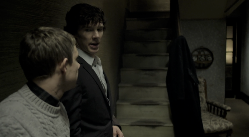 watsonshoneybee:actual footage of john and sherlock falling in love