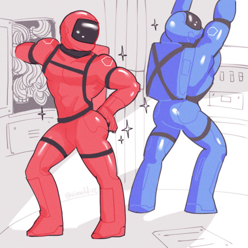 I feel like Red and Blue would flirt outrageously and competitively with each other