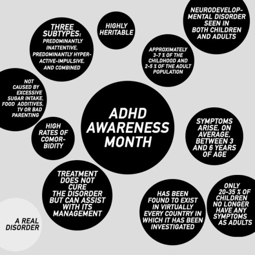 adhddddddd: adhighdefinition: October is ADHD Awareness Month! • [click to enlarge] [source] Pr