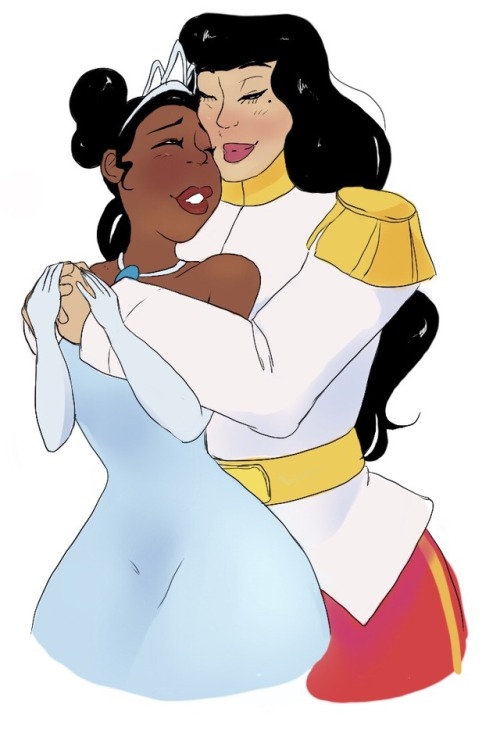 I ADORED @thenamelessdoll creation of Princess Tiana and Miss Charming for her MEP part and I just h