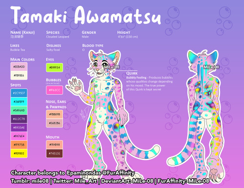 Flat colored & Reference Sheet Commissions ✨Commissions for Arashi715, BimboBambo, Epaminondas a