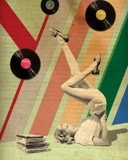 • Vinyl Art •⋅ Untitled ⋅artist: Eluf#vinylart #illustration #eluf #vinyl #vinylrecords #records #mu