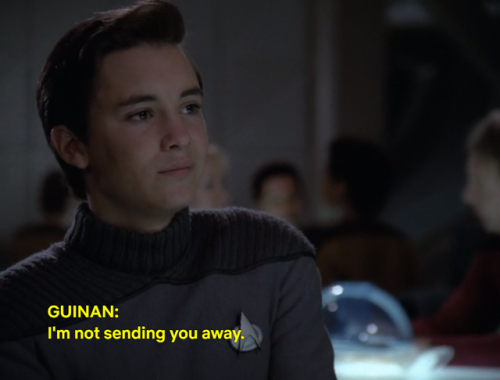 captainsblogsupplemental:So, it’s pretty much canon that Guinan and Riker happened at least once, right?