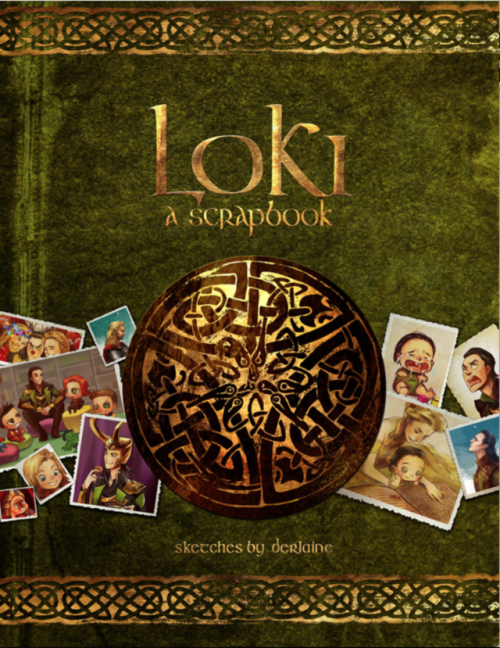 The Loki book is sold out! Thank you very much for your support , I had a lot of fun making this boo