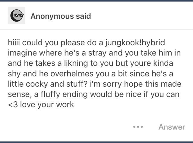Bts hybrid au tumblr