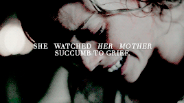 fyeahtheraceofmen:She was a girl when they brought her father back dead. Cut down by Orcs. She watch