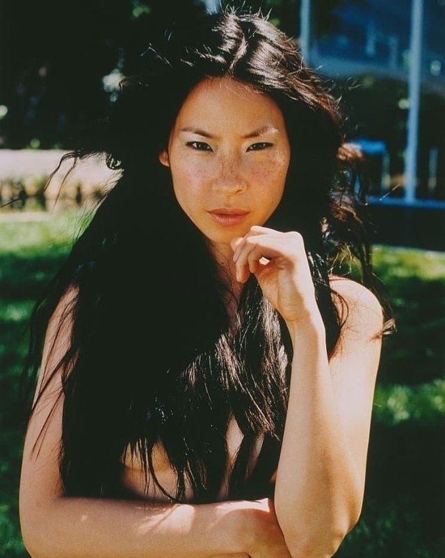 Lucy Liu photographed by Naomi Kaltman, 1999