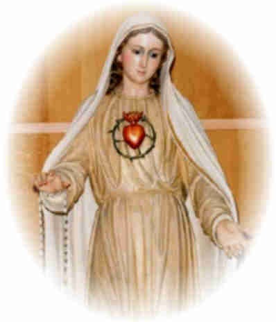 Inmaculado Corazón
de María, rogad por nosotros Un Corazón sin manchas, sin carga de pecado, sin cerrojos para el Amor, sin estancias esclavizadas.