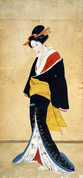 A Nagasaki geisha, c. 1800