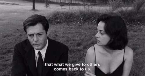 XXX oldfilmsflicker:La notte, 1961 (dir. Michelangelo photo