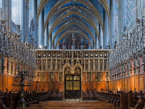 gregory-lejeune:Cathédrale Sainte-Cécile d'Albi (Tarn). Vues intérieures. Photo