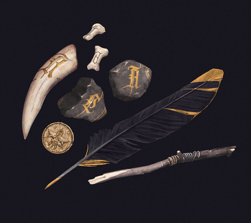 Props. A couple of items for Vic’s Divination set. It consists of Barovia specific items (like