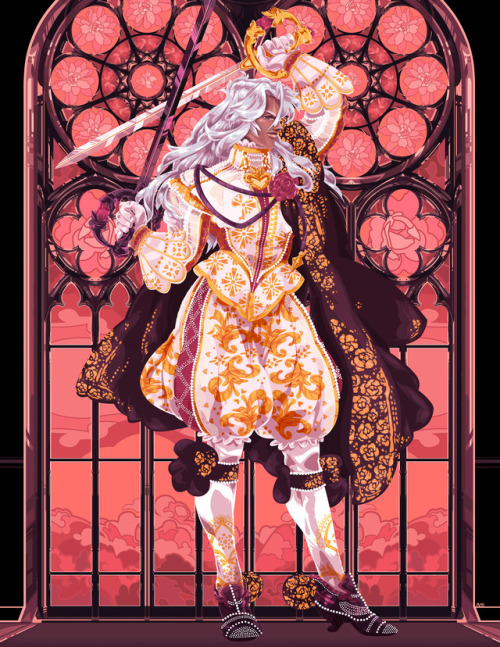 My Baroque inspired piece for the @utenafashionzine.  Check it out here! You can see my piece -an aw