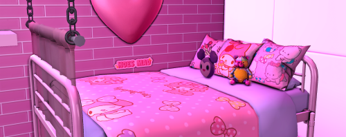 Pink Aesthetic Dorm Room - CC & Download here!