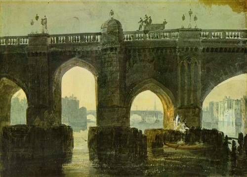 Old London Brige, William TurnerMedium: watercolorhttps://www.wikiart.org/en/william-turner/old-lond