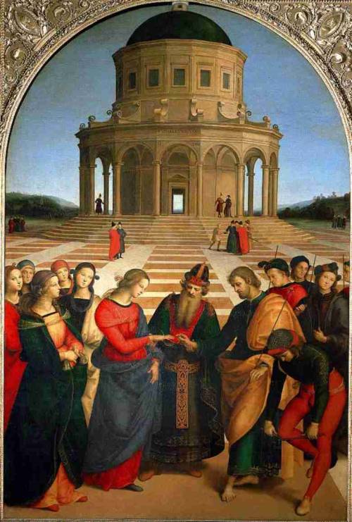 fabforgottennobility:Raffaello - Lo Sposalizio della Vergine