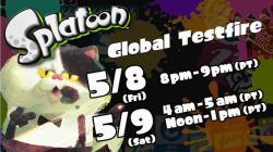 paleosteno:  splatoonus:  If you haven’t heard, we’re hosting an upcoming Splatoon Global Testfire demo event! Those of you with a Nintendo Wii U can join us, the Squid Research team, as we ink it up today and tomorrow (May 8th and 9th)! Scientifically