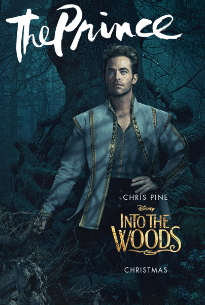 entertainingtheidea-deactivated:  Here are ten new sparkly character posters for Disney’s Into the Woods. 