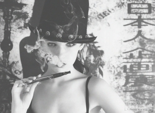 burnasone: E-cig fashion by I-Got-Shot