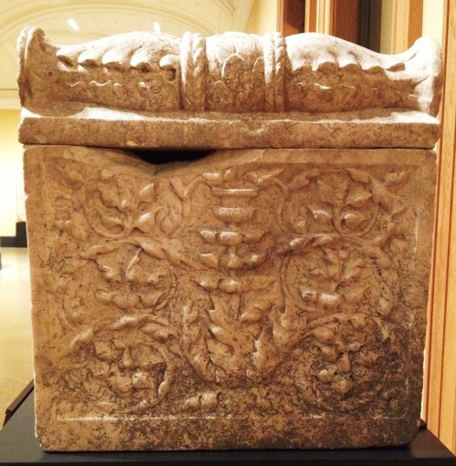 Cremation Chest (Cinerarium), Roman, A.D. 20-40 @thegettyIn the first century A.D., the dead were us